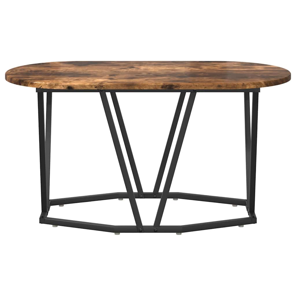 vidaXL Couchtisch Geräucherte Eiche 80 x 40 x 40.5 cm