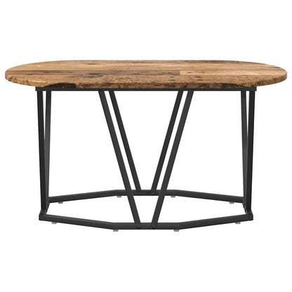 vidaXL Couchtisch Altholz 80 x 40 x 40.5 cm Sperrholz und Metall