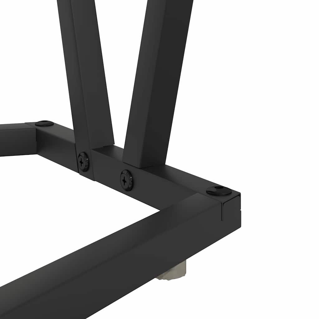 Couchtisch Artisan-Eiche 80 x 40 x 40.5 cm Sperrholz und Metall