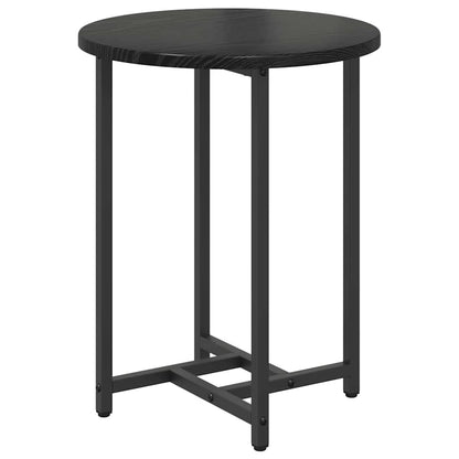 vidaXL Beistelltisch-Set 2 pcs Schwarz Eichen-Optik