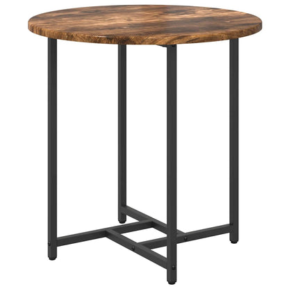 vidaXL Tables basses gigognes 2 pcs Chêne fumé et noir