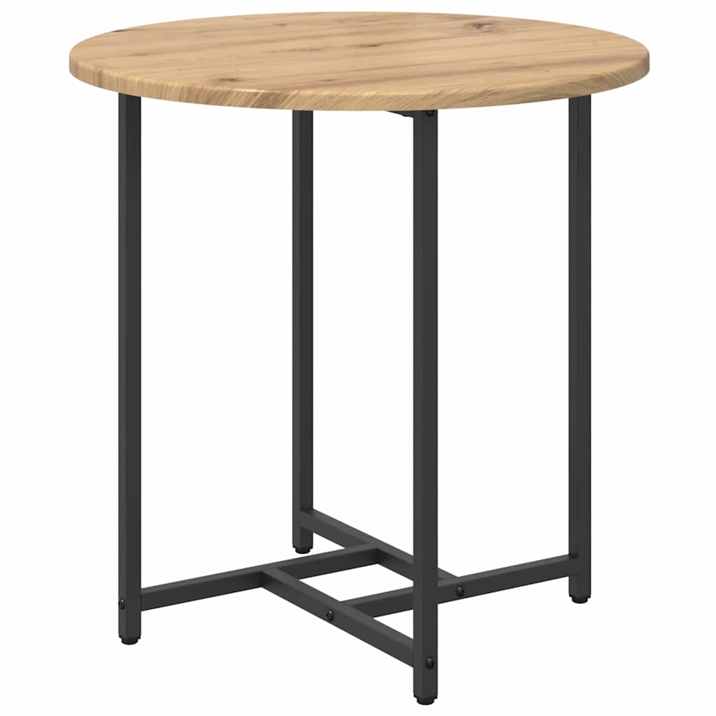vidaXL Tables d'appoint 2 pcs Chêne artisan et Noir