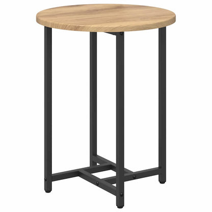 vidaXL Tables d'appoint 2 pcs Chêne artisan et Noir