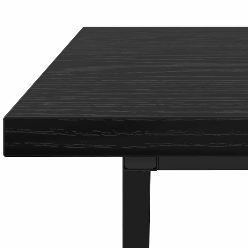 vidaXL Couchtisch Schwarz Eichen-Optik 100 x 50 x 40 cm