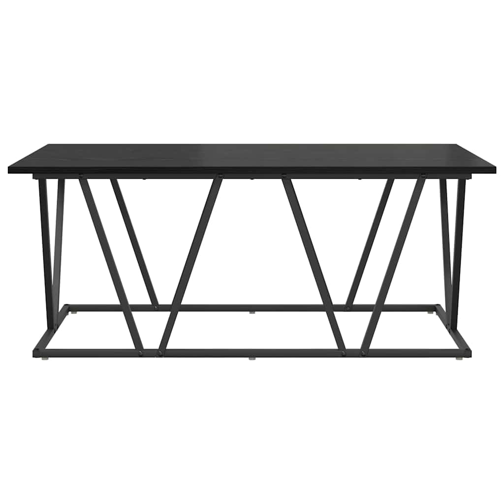 vidaXL Couchtisch Schwarz Eichen-Optik 100 x 50 x 40 cm