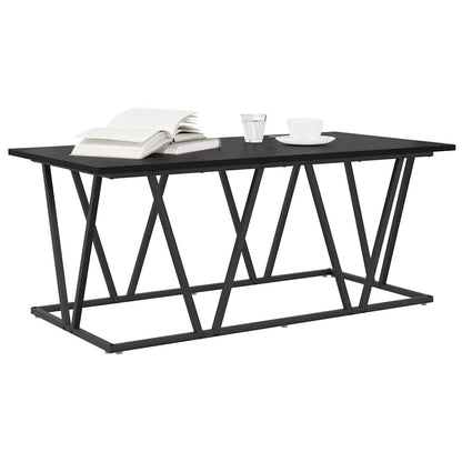 vidaXL Couchtisch Schwarz Eichen-Optik 100 x 50 x 40 cm