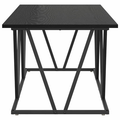 vidaXL Couchtisch Schwarz Eichen-Optik 100 x 50 x 40 cm