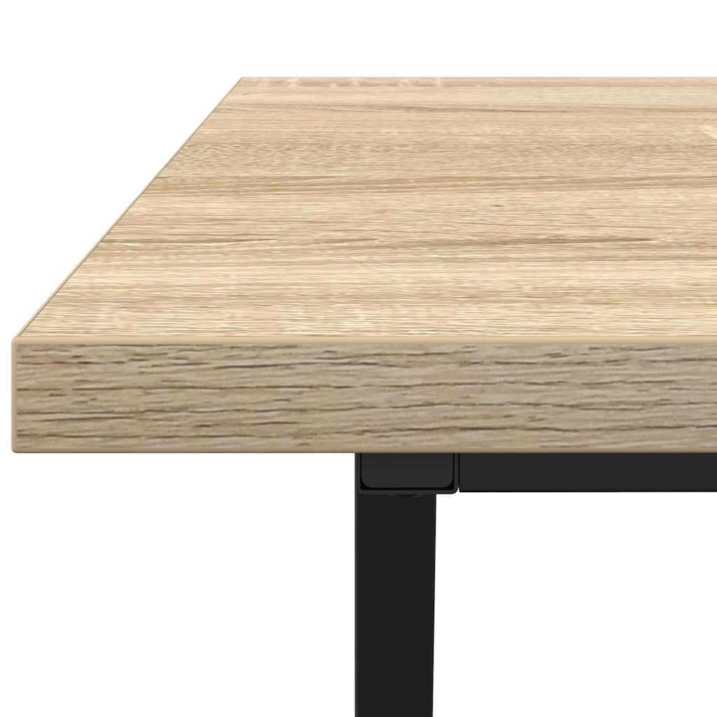 vidaXL Couchtisch Sonoma-Eiche 100 x 50 x 40 cm Sperrholz und Metall