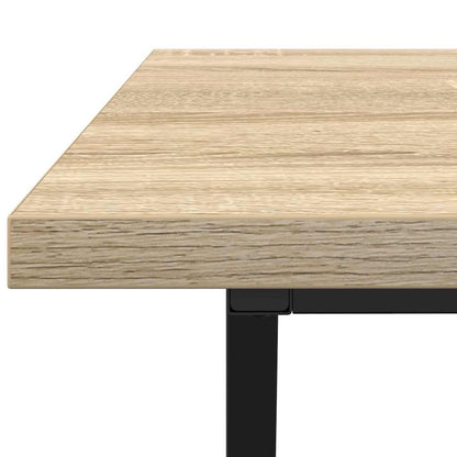 vidaXL Couchtisch Sonoma-Eiche 100 x 50 x 40 cm Sperrholz und Metall