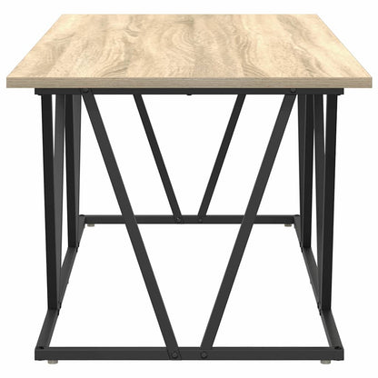 vidaXL Couchtisch Sonoma-Eiche 100 x 50 x 40 cm Sperrholz und Metall