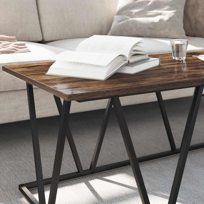 vidaXL Couchtisch Geräucherte Eiche 100 x 50 x 40 cm