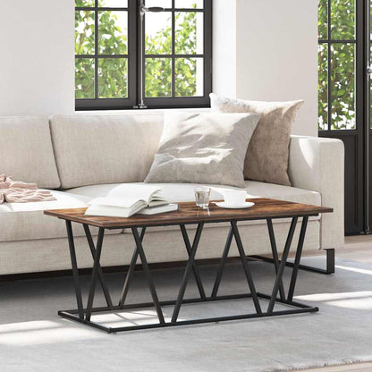 vidaXL Couchtisch Geräucherte Eiche 100 x 50 x 40 cm