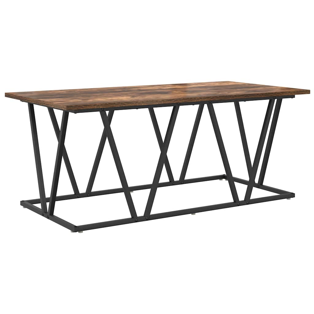 vidaXL Couchtisch Geräucherte Eiche 100 x 50 x 40 cm