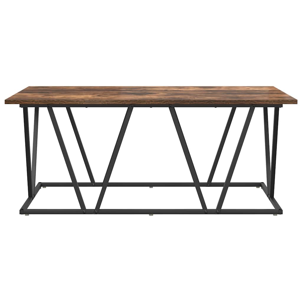 vidaXL Couchtisch Geräucherte Eiche 100 x 50 x 40 cm