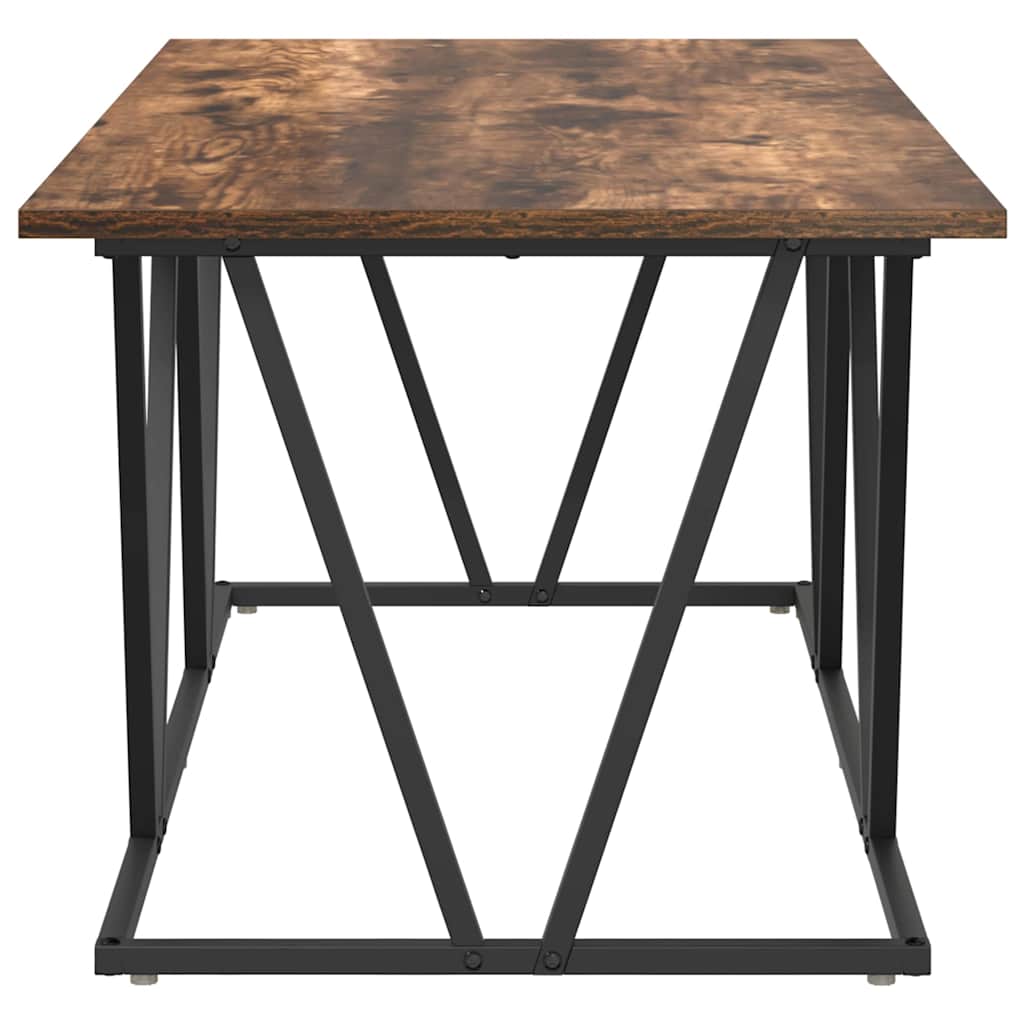 vidaXL Couchtisch Geräucherte Eiche 100 x 50 x 40 cm