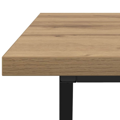 vidaXL Couchtisch Artisan-Eiche 100 x 50 x 40 cm Sperrholz und Metall