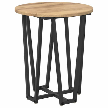 vidaXL Beistelltisch-Set 2 pcs Artisan Eiche und Schwarz