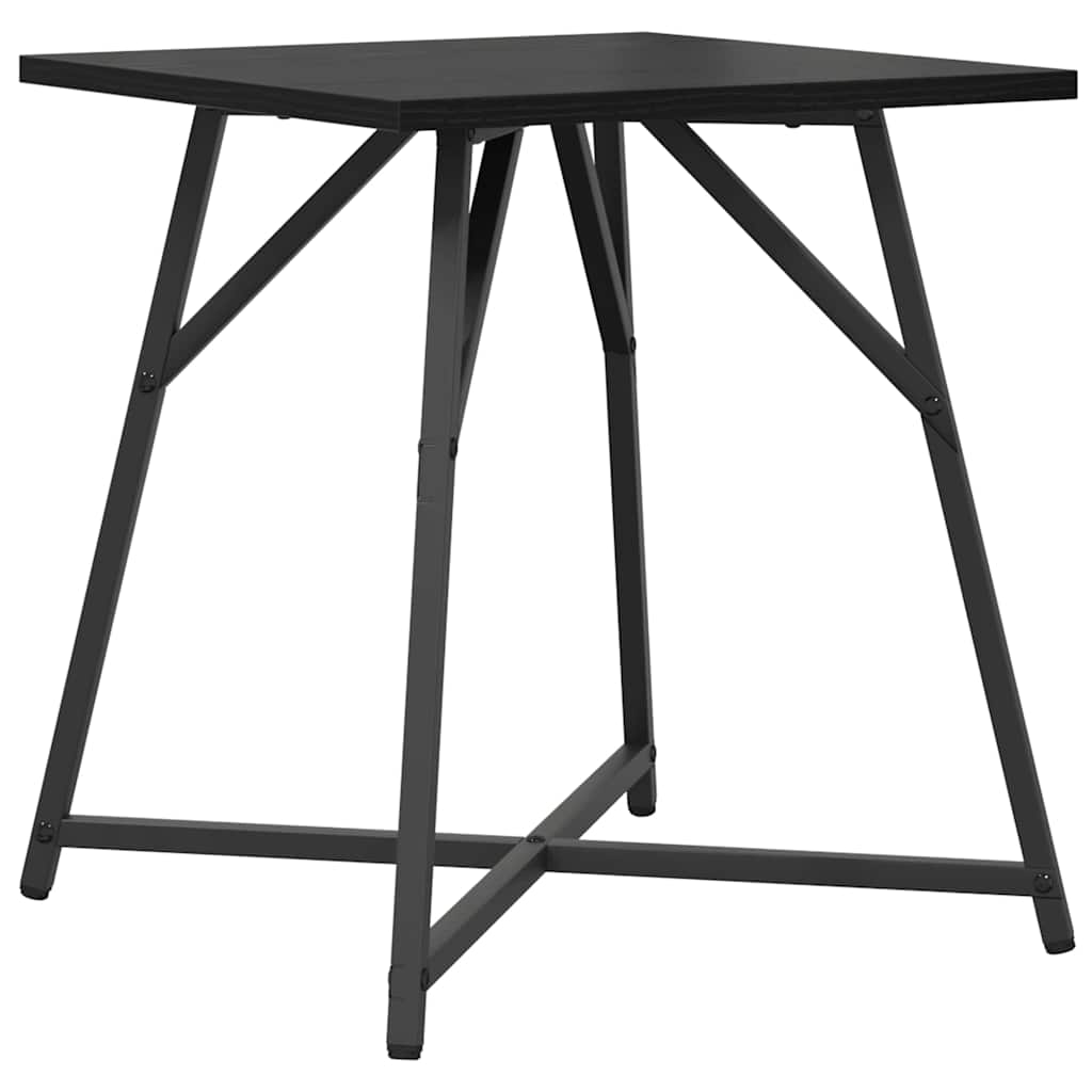 vidaXL Beistelltisch-Set 2 pcs Schwarz Eichen-Optik