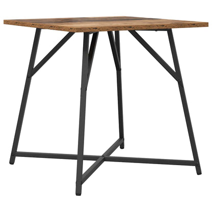 vidaXL Beistelltisch-Set 2 pcs Altholz und Schwarz