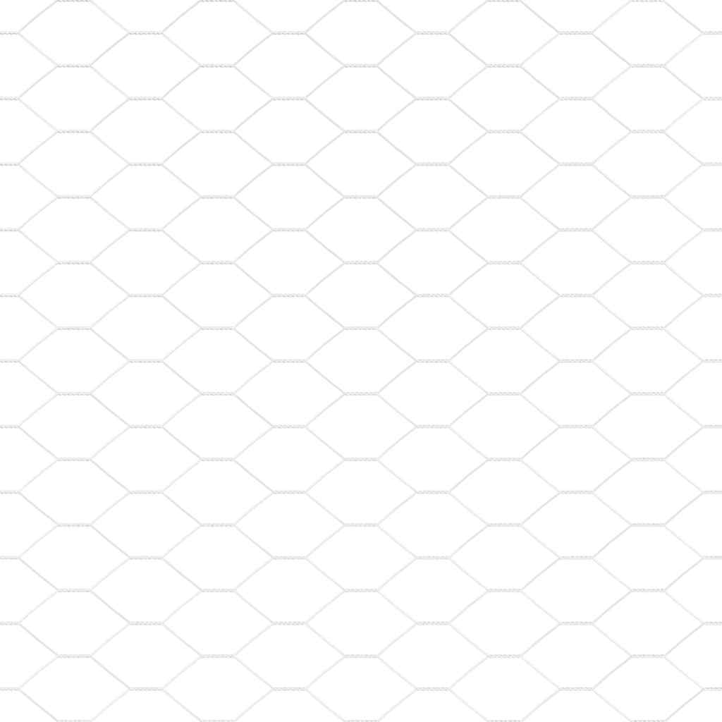 vidaXL Zaunpfosten Silber 50 x 1,6 m (25 mm Maschenweite) Stahl