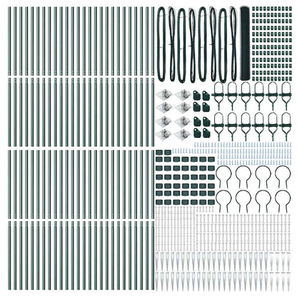 vidaXL Zaunpfosten Grün 100 x 1,2 m (13 mm Maschenabstand)