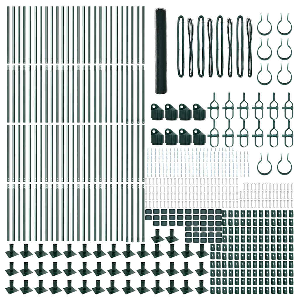 Zaunpfosten Grün 100 x 1,2 m (13 mm Maschenabstand)