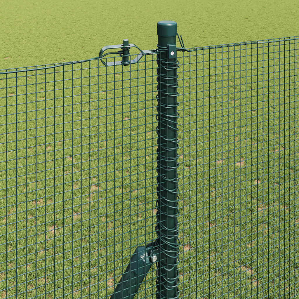 vidaXL Zaunpfosten Grün 10 x 1,6 m (12 x 12 mm Maschenweite)
