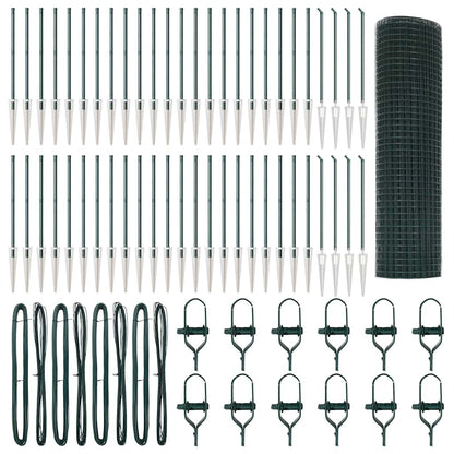 Zaunpfosten Grün 100 x 0,8 m (19 x 19 mm Maschenweite)