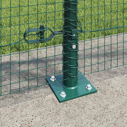 vidaXL Zaunpfosten Grün 100 x 0,8 m (19 x 19 mm Maschenweite)