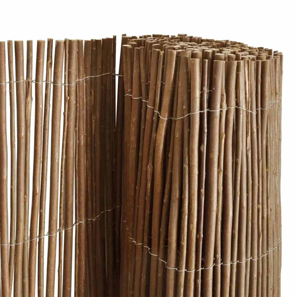 vidaXL Weidenzaun Braun 120 x 500 cm