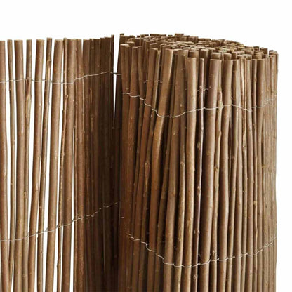 vidaXL Weidenzaun Braun 120 x 500 cm