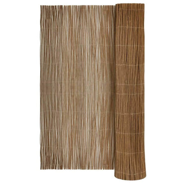 vidaXL Weidenzaun Braun 160 x 500 cm