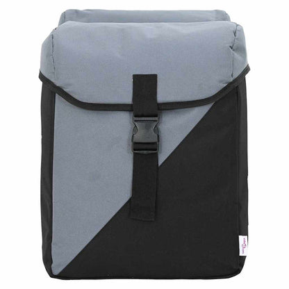 Fahrradtasche Grau und Schwarz 31,5 x 15,5 x 40 cm Polyester
