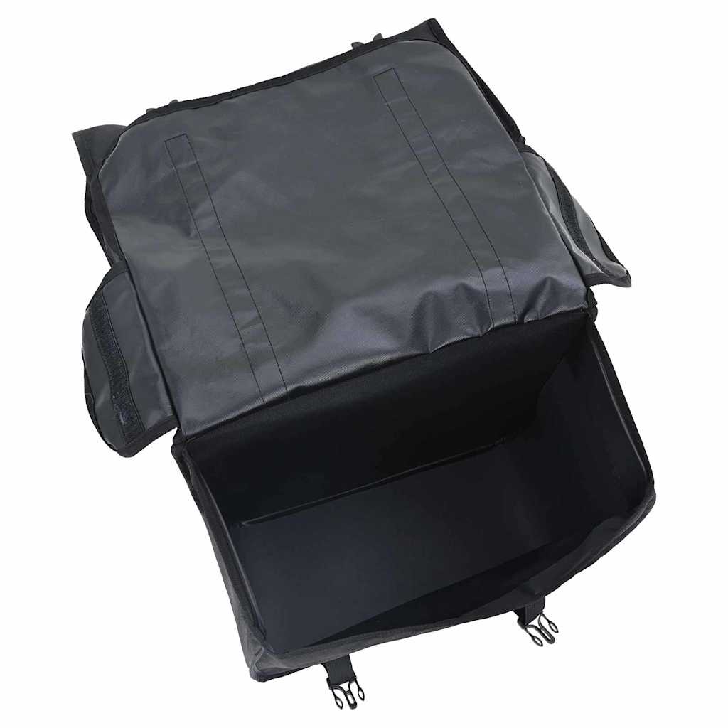 Fahrradtasche Grau und Schwarz 31,5 x 15,5 x 40 cm Polyester