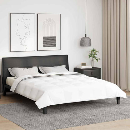vidaXL Couette d'hiver blanche 200 x 240 cm Plumes
