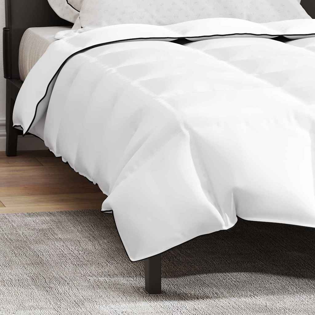 vidaXL Couette d'hiver blanche 140 x 220 cm Plumes