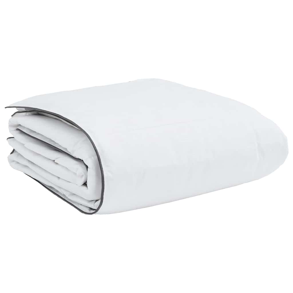 vidaXL Couette d'hiver blanche 260 x 220 cm Plumes