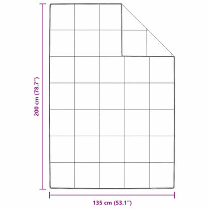 Bettdecke Weiß 135 x 200 cm Feder
