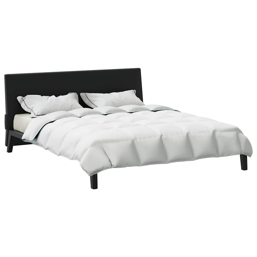 vidaXL Bettdecke Weiß 200 x 200 cm Feder