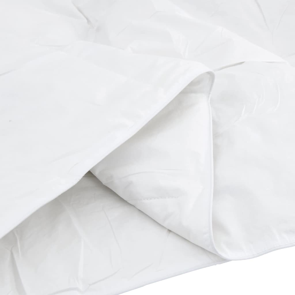 vidaXL Bettdecke Weiß 240 x 200 cm Feder