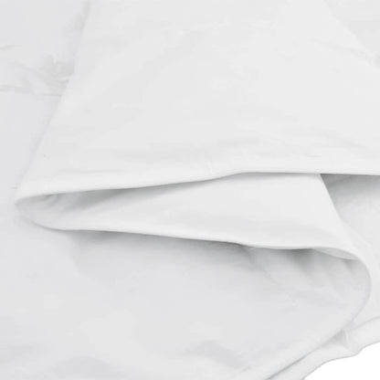 vidaXL Bettdecke Weiß 200 x 220 cm Feder