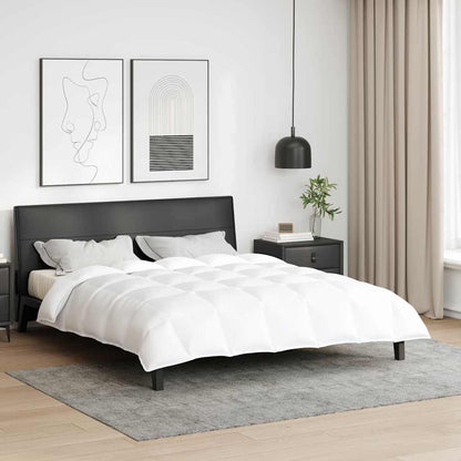 vidaXL Winterbettdecke Weiß 240 x 200 cm Feder