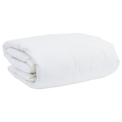 vidaXL Winterbettdecke Weiß 240 x 200 cm Feder