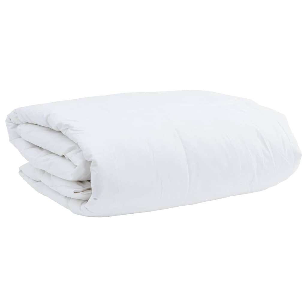 vidaXL Winterbettdecke Weiß 140 x 220 cm Feder