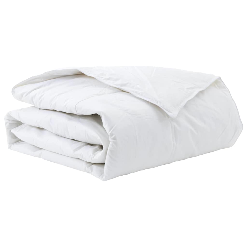 vidaXL Winterbettdecke Weiß 155 x 220 cm Feder