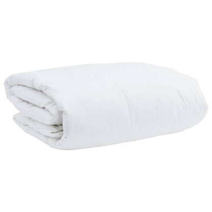 vidaXL Winterbettdecke Weiß 155 x 220 cm Feder
