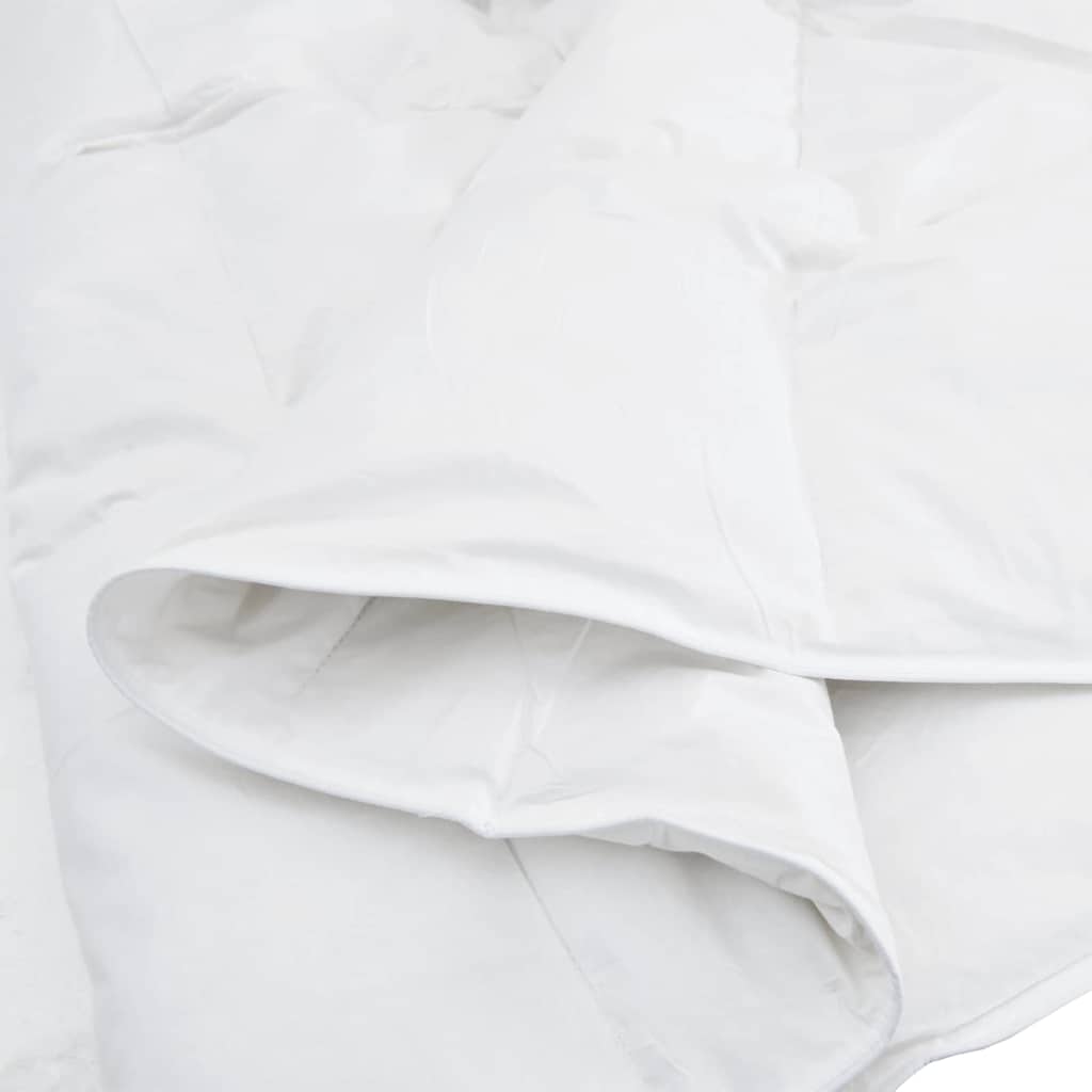 vidaXL Winterbettdecke Weiß 240 x 260 cm Feder
