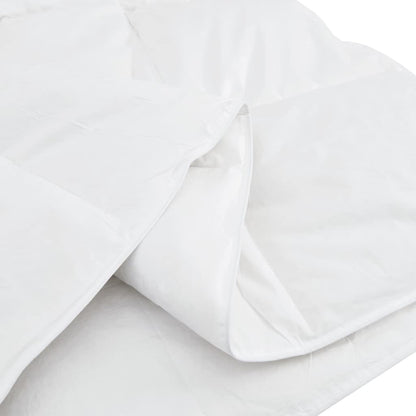 vidaXL Winterbettdecke Weiß 240 x 260 cm Feder