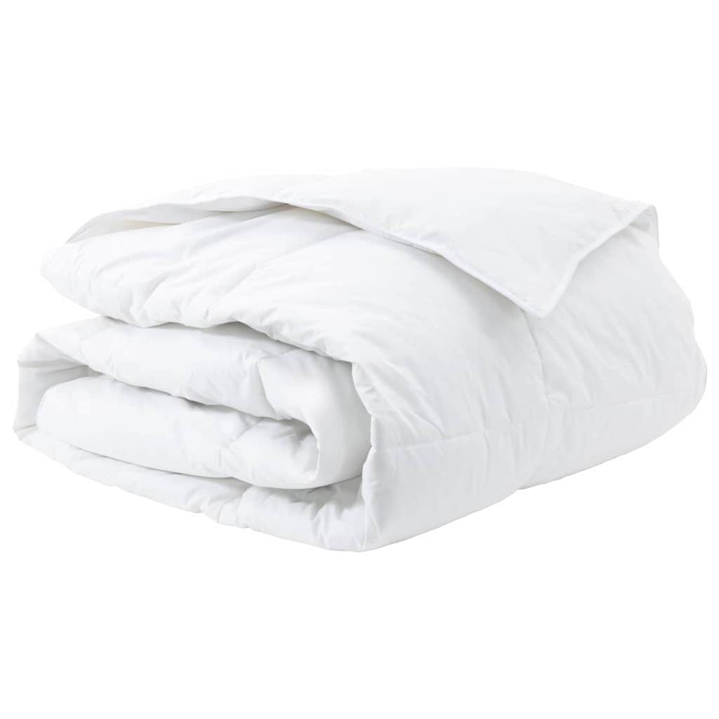 vidaXL Winterbettdecke Weiß 240 x 260 cm Feder