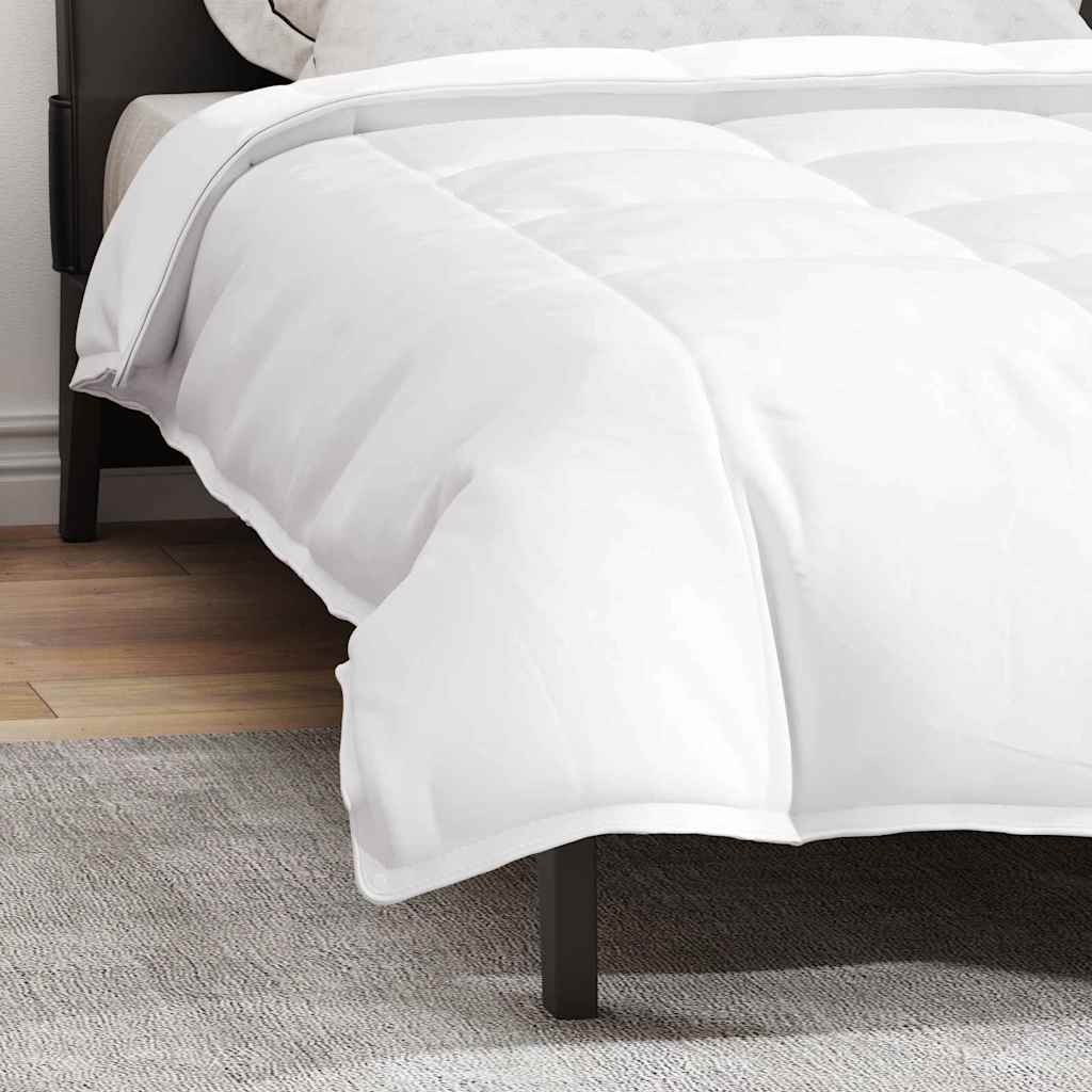 vidaXL 2-in-1 Bettdecke Weiß 140 x 200 cm Feder